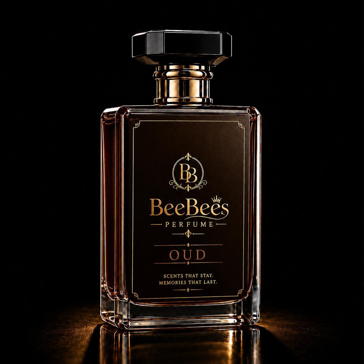BeeBees Oud 50 ml fragrance bottle